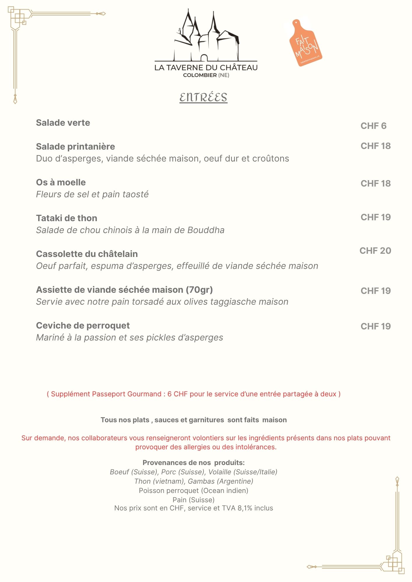 Notre carte — page 1